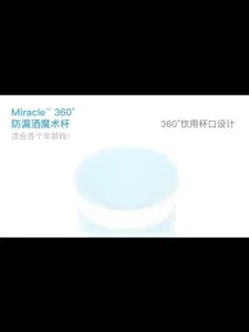 Baby Cups Can Be Rotated Magic Cup Baby Learning Drinking Cup LeakProof Child Water Cup Bottle 207ML Copos