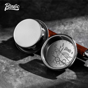 Bincoo chính xác hai lớp Máy pha cà phê bột Bát có tay cầm làm sạch mù Bát đơn đôi bắn bincoo dụng cụ cà phê