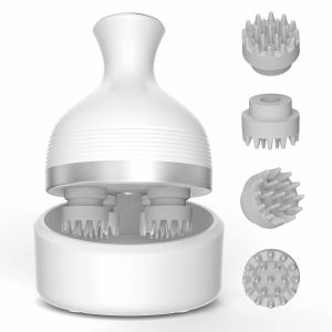 other | Electric Head Scalp Massager Body Massage Neck Deep Tissue 4 Kneading for Hair Growth Wireless Stress Relax and Cat Pet Claw