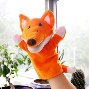Baby Cute Fox Hand Puppet Plush Toy For Children Stuffed Toy