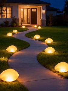 BEAUTY IN THE LIGHT | Solar Waterproof Decorative Pebble Lawn Light