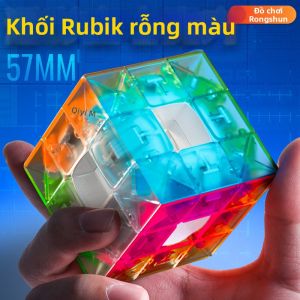 QY TOYS | Đồ Chơi Giáo Dục Rubik 3x3 Trong Suốt Từ Tính