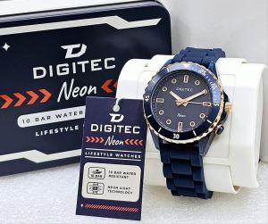 Digitec Neon 9102 Jam Tangan Wanita Analog Strap Karet Tahan Air