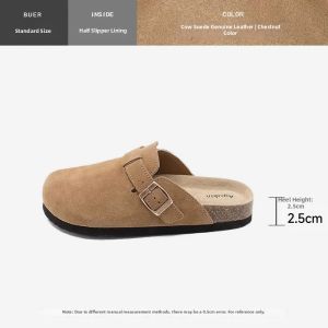 Agsdon | Womens Outdoor Slippers Sandals Summer Thick Sole Closed Toe Easy Wear