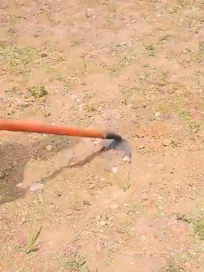 Eco Garden Garden Hollow Hoe Tool Steel Hardened Gardening Shovel Weeding Rake Digging Hoeing Vegetable Planting Loosening Tools Durable Hand-held