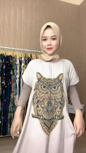 New Daster Karakter Motif Baru Bahan Rayon Halus Adem Ld120cm Busui