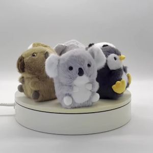 Cute Sitting Animals Red Panda Fox Sloth Cat Plush Toys Soft Plush Dolls Stuffed Capybara Pig Plushie Baby Toys Gifts for Kids