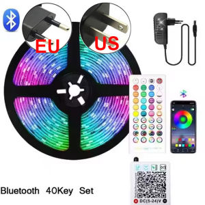 Dc 24V Led Lights Strip With Power Supply 5M 10M 15M 20M 30M 40M Ice String Rgb Tape Lights For Bedroom Table ChildrenS Room