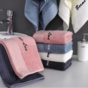 1/4/6pcs Luxury 100% Bamboo Bathroom Towels 34x74cm Hand & Face Washcloths for Hotel Home Daily Use Personalized Gift Towels