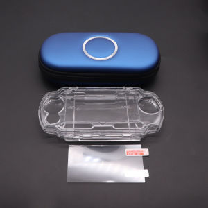 EVA Storage Bag & Clear Protective Cover Case & Protective Film for PSP 2000/3000 Game Console Travel Protective Case
