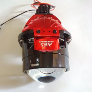 lampu biled projector turbo SE 25 inchi upgrade experience 60 Watt blue lens sepasang.