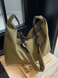 Hong Kong Designer I.T Bag Large Capacity Nylon Crossbody Shoulder Bag Tote Bag for Commuting Versatile Single Strap Bag