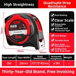 deli | Portable Ruler Multiple Specifications Measuring Tape