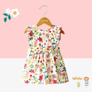 Princess Dress Baby Coverall Eating Waterproof Dirty Proof Childrens Apron Drawing Apron Pure Cotton Thin Type for Girls