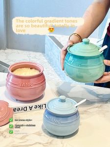 XIAOHUANGLU | Heat Resistant Ceramic Jar with Spoon