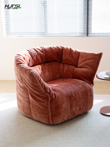 Modern Simplicity Style Recliner Sofa Chair Fabric Design Single Seat Leisure Vintage French Style Couch Lazy Person Chair