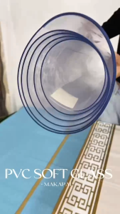 Pvc Transparent 120cm width Clear Cover Table Protector Transparent Sheet for Furniture Protection