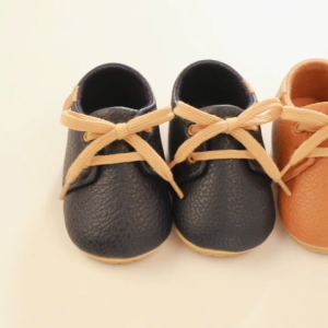 Baby Boys Shoes 0-18 Months First Walkers Anti Slip Rubber Sole Spring Autumn White Casual Sports Lace Up Baptism