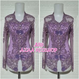 atasan kebaya wisuda kebaya silver kebaya pesta kerah sunda + longtorso