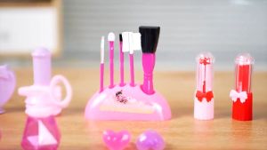 3-In-1 Princess Makeup Dresser Toy Set Girl Princess Makeup Suitcase Trolley Childrens Gift Frozen Aisha make up toys