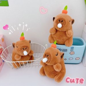 Capybara Gấu bông Chuột lang nước Chảy Mũi Chim Gà Kéo Mini Gấu Bông Hot Trend