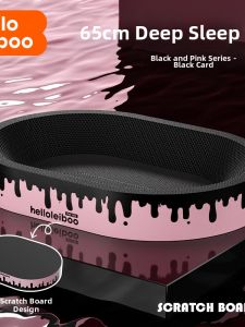 HELLOLEIBOO | Thickened Wear-Resistant Shred-Free Cat Scratcher Corrugated Cardboard