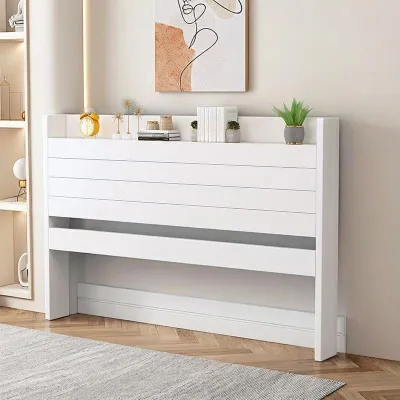 Simple Modern Wooden Bed Headboard with Storage 1.8m