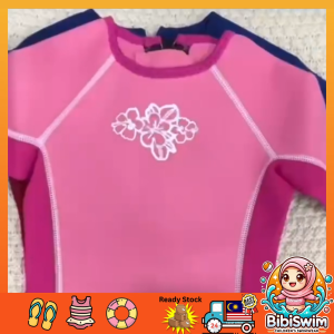 BIBISWIM Baby Neoprene Thermal Swim Wear Swimwear Wetsuit Kids Keep Warm Prevent Cold Swimming Suits