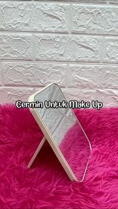 Gratis Semua - Kaca Rias Make Up Kotak / Beauty Mirror / Cermin Lipat Make Up / Cermin Makeup Berdiri