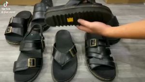 Dép xỏ ngón doctor martens thái lan full hộp da bò cao cấp đế cao 3cm FULL HỘP TL2