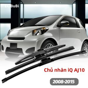 1 Bộ Lưỡi Gạt Nước Kính Chắn Gió Phía Trước & Phía Sau Bộ Dụng Cụ Dành Cho Xe Toyota Scion IQ AJ10 2008-2015 Cao Su Gạt Nước Kính Chắn Gió Màu Đen Dung Sai Nhiệt Độ-40 ℃   Đến +70 ℃