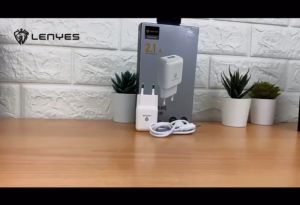 LCH331 - Charger LENYES LCH-331 EU 2.1A 1usb adaptEr dengan kabel charger original