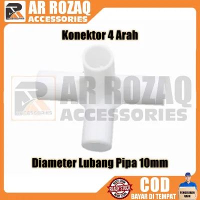 KONEKTOR 3 ARAH KONEKTOR 4 ARAH 10MM 12MM UNTUK RAK SEPATU & LEMARI PORTABLE