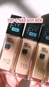 Kem nền Fit me Matte + Poreless 16h Oil Control SPF22 30ml - Mỹ