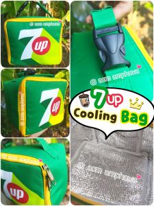 🛍️ กระเป๋าเก็บความเย็นเซเว่นอัพ 🧊(7up Cooling Bag)
