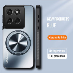 Magnetic Matte Shockproof Holder Phone Case For Motorola Edge 70 60 60s Neo Pro G86 G06 Power G56 G50 Fusion Stylus Bumper Cover