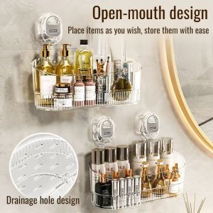 【HOT】Wallmounted luxury draining shelf light box