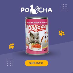 POOCHA KALENG 400 GRAM 400GR MAKANAN KUCING BASAH