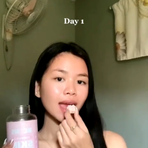 Glutathione Collagen Glow Gummies Anti-Aging Whitening Skin Vitamins C Glutathione Gummies