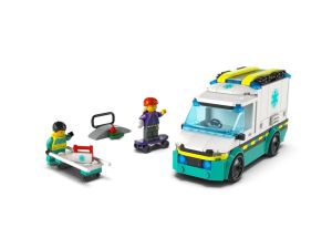 LEGO City 60451 Ambulans & Mainan Edukatif LEGO untuk Anak (5 Tahun+)
