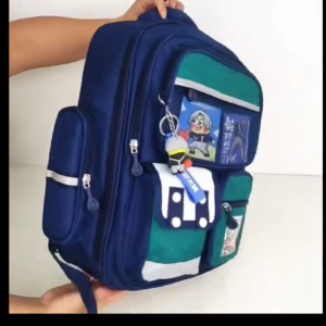 [BISA COD] 3125 Free Kartu + Gantungan Kuromi Tas Sekolah Anak Viral Tahan Air Tas Terkiniian