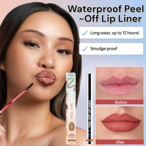 Tear Lipliner Long Lasting Tear-Off Lip Liner Peel-Off Lip Liner Waterproof Matte Lip Liner Lipstick Pen