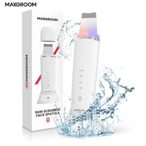 MAXGROOM Ultrasonic Skin Scrubber Peeling Blackhead Remover Deep Face Cleaning Ultrasonic Ion Acne Pore Cleaner Facial Shovel2026