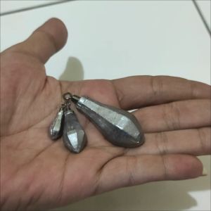 Bandul Pancing Rolling Sinker Bahan Timah Pemberat Dropshot