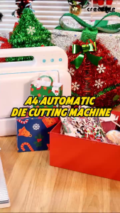 Creative Express Automatic Die Cutting Machine Set with Cutting Plate Lace and Tools for Craft DIY