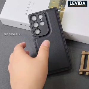 Softcase Leather Pro Macaron Black Samsung S25 Samsung S25 Plus Samsung S25 Ultra