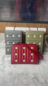 Hot Selling New Korean Version Cute Flower Zipper Multi-function Coin Purse for Women