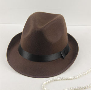 gumahus | English Style Wool Felt Hat for Men and Women