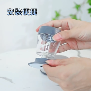 Sikat Cuci Piring Premium Soap Dispensing Palm Brush Sikat Ganti Material Bristle Kuat Pegangan Ergonomis