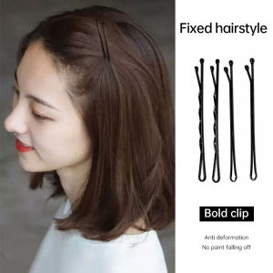 Tamia 36/60Pcs Black Bob Pin Fashion Simple Hairpins Black Alloy Hair Clip Bobby Pin Hair Accessories Girl Woman COD